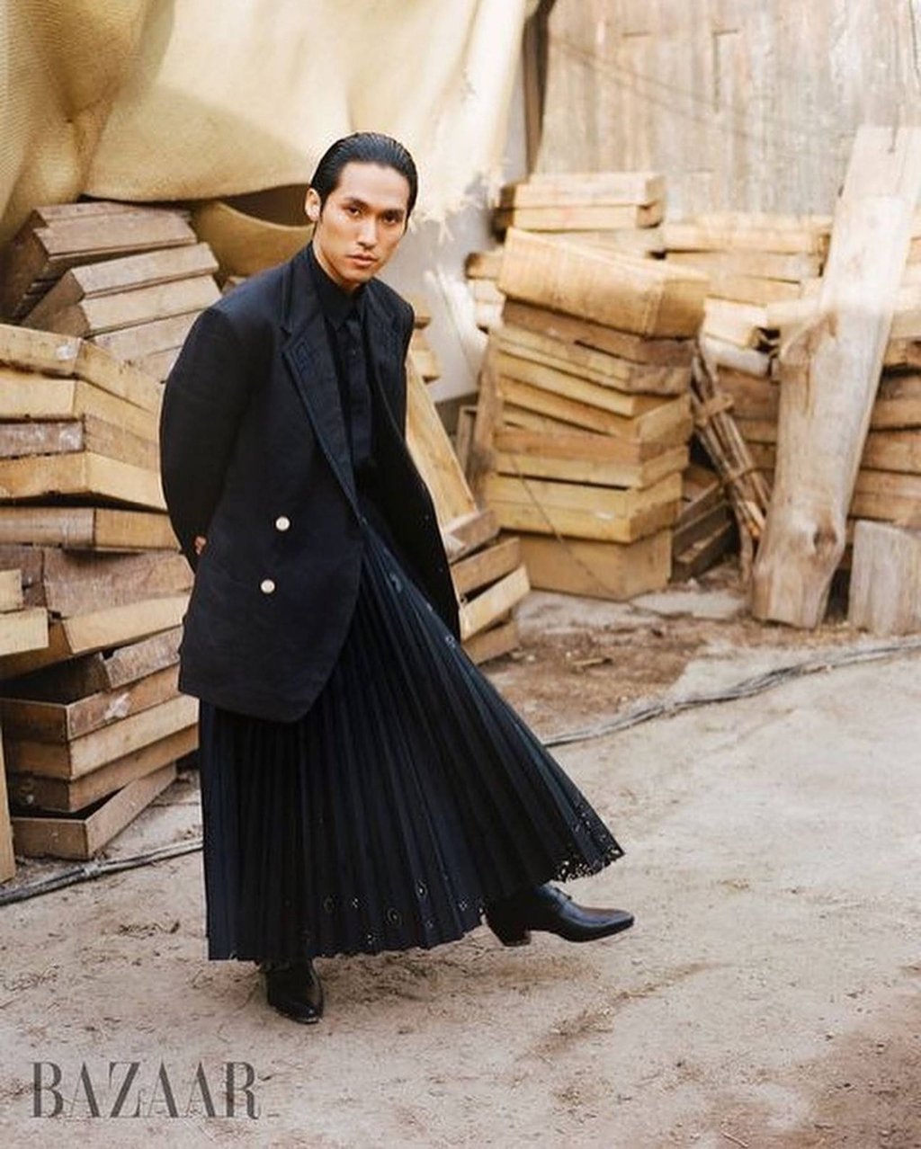 Why Pachinko star Jin Ha is an activist first actor second he fought being othered wore a pink women s hanbok on the red carpet and calls Harry Belafonte a role model