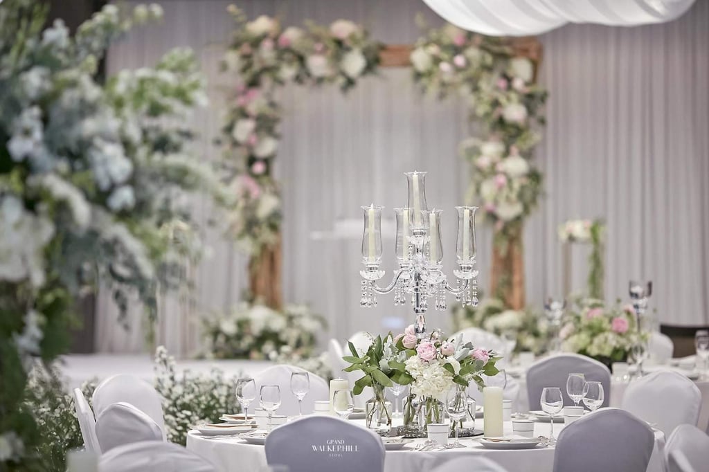 The Aston House at the Grand Walkerhill Hotel was a gorgeous venue for Hyun Bin and Son Ye-jin’s wedding. Photo: @walkerhill_hotel/Instagram