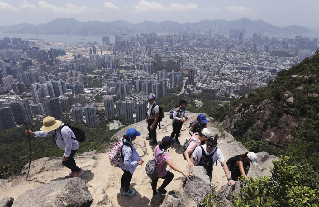 Standing at 495 metres, Lion Rock in north Kowloon is the 52nd highest peak in Hong Kong. Photo: Winson Wong