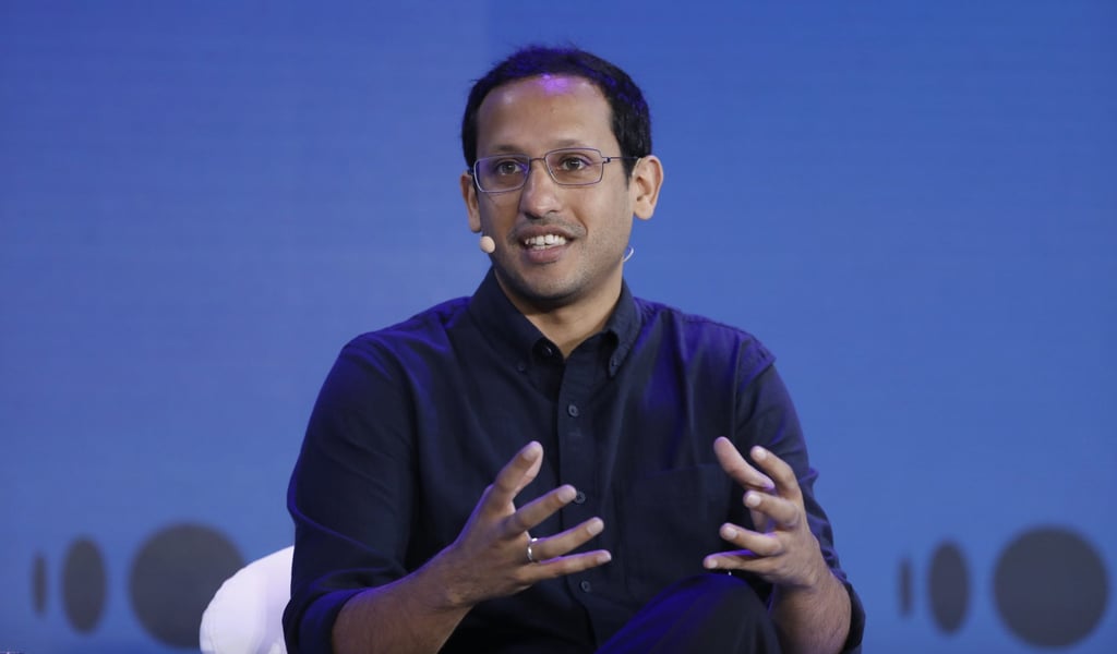 Nadiem Makarim, Indonesia’s Minister for Education, Culture, Research and Technology. Photo: Bloomberg Nadiem Makarim, Indonesia’s Minister for Education, Culture, Research and Technology. Photo: Bloomberg