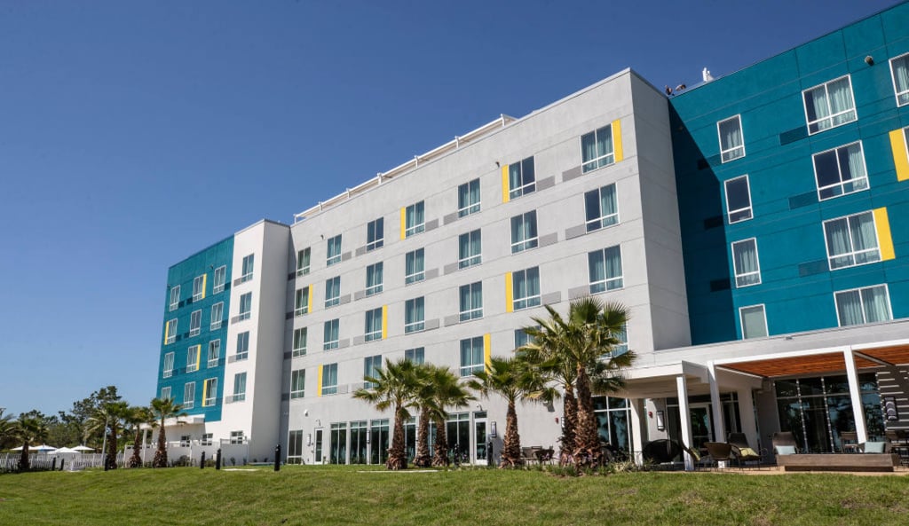 The Marriott Courtyard Titusville Kennedy Space Center. Photo: Getty Images The Marriott Courtyard Titusville Kennedy Space Center. Photo: Getty Images
