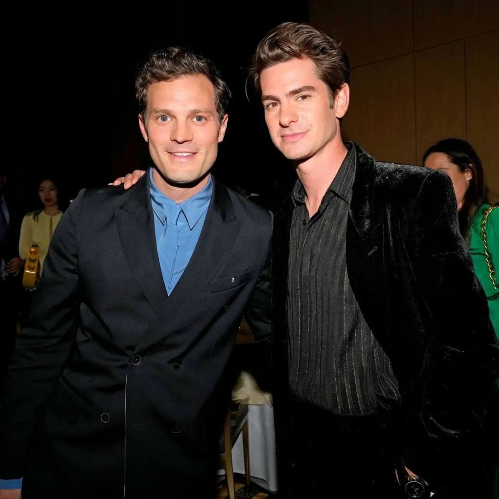 Jamie Dornan and Andrew Garfield have been friends for 17 years. Photo: @trjamiedornan/Instagram