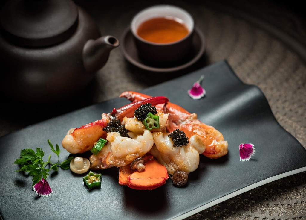 Stir-fried lobster with caviar from Pearl Dragon. Photo: Handout Stir-fried lobster with caviar from Pearl Dragon. Photo: Handout