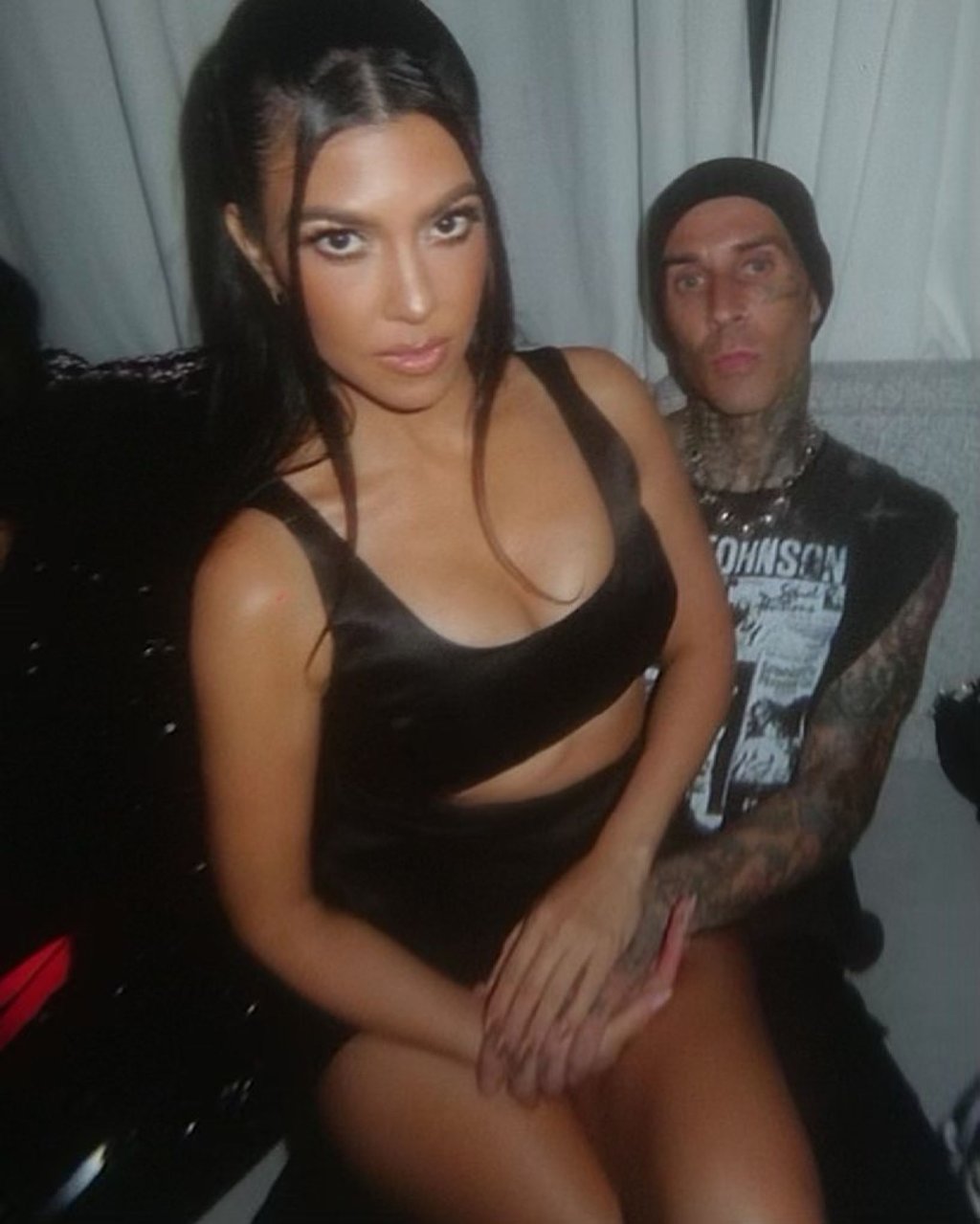 Kourtney Kardashian and Travis Barker on Instagram in June 2021. Photo: @kourtneykardash/Instagram