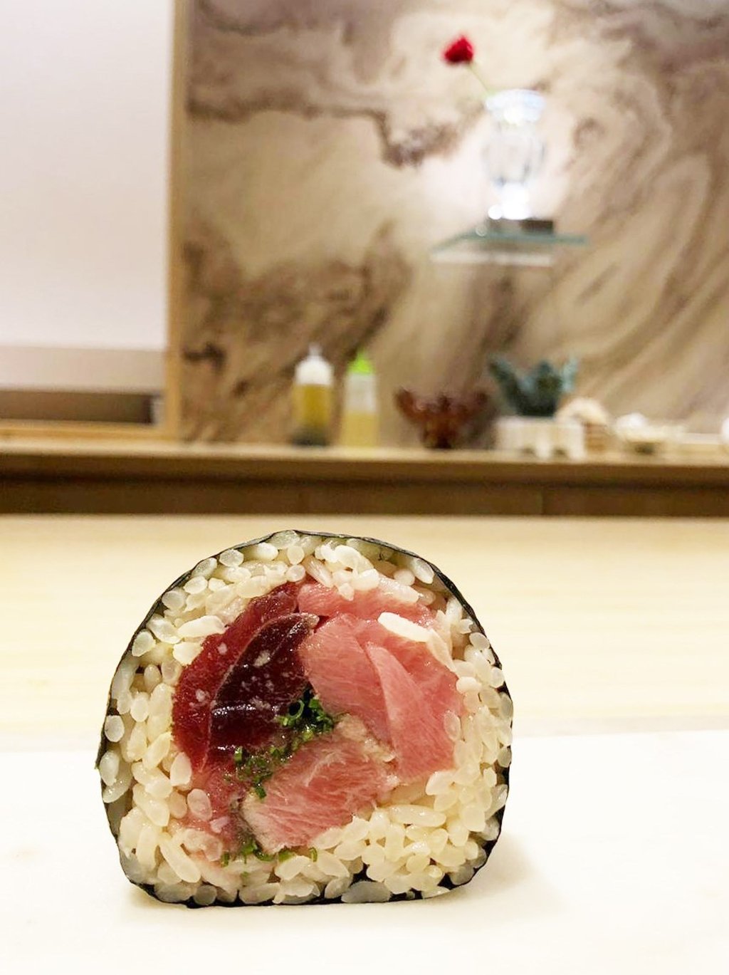 Toro maki roll. Photo: Sushiyoshi