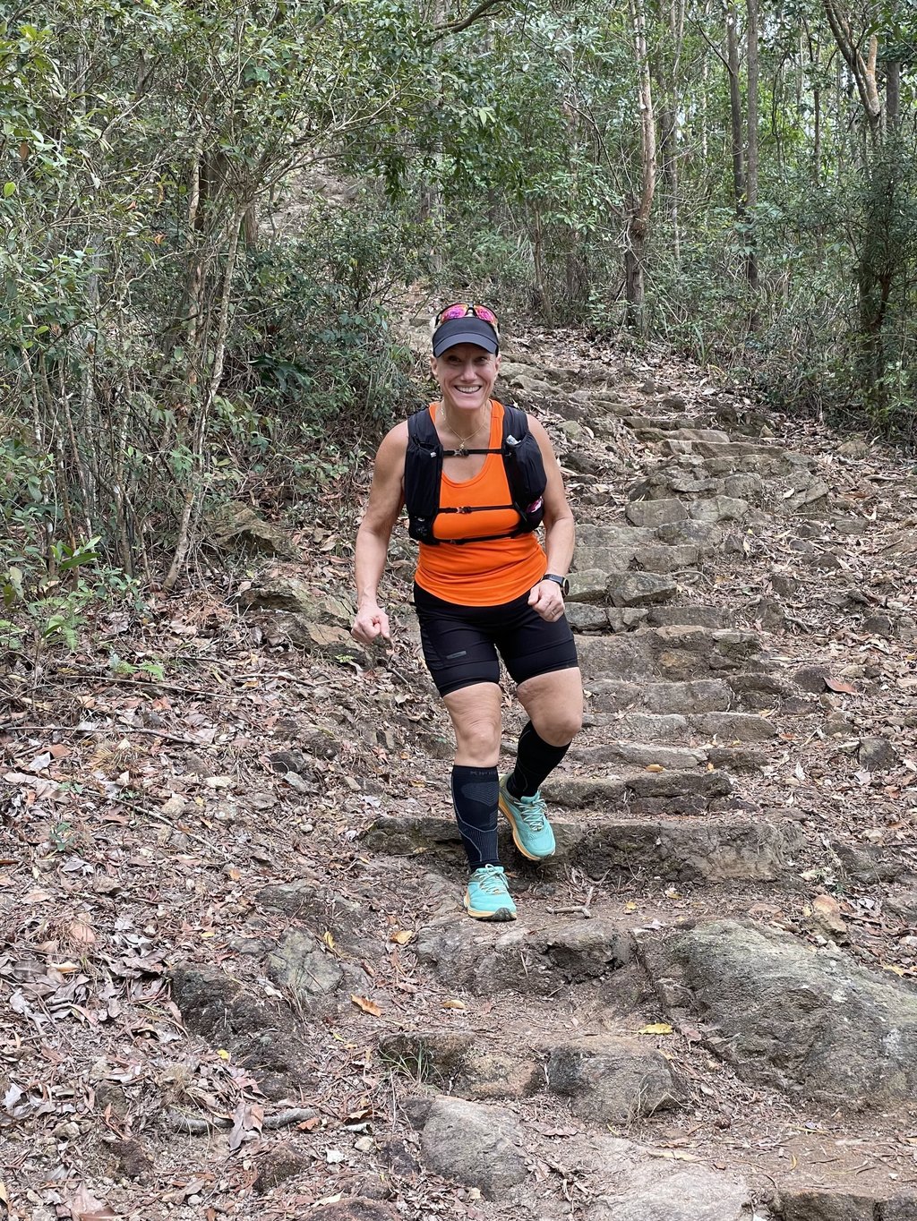 Betty Grisoni says trail running gave her focus and routine to combat depression. Photo: Handout