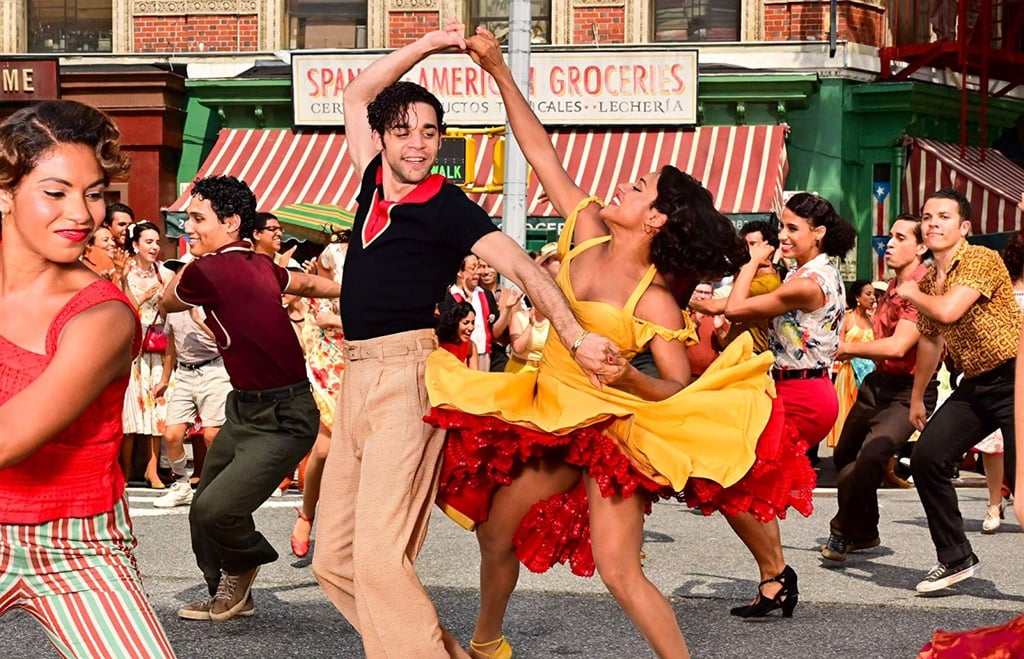 Ariana DeBose with co-star David Alvarez in a still from the colourful Steven Spielberg remake of West Side Story. Photo: Handout. Ariana DeBose with co-star David Alvarez in a still from the colourful Steven Spielberg remake of West Side Story. Photo: Handout.