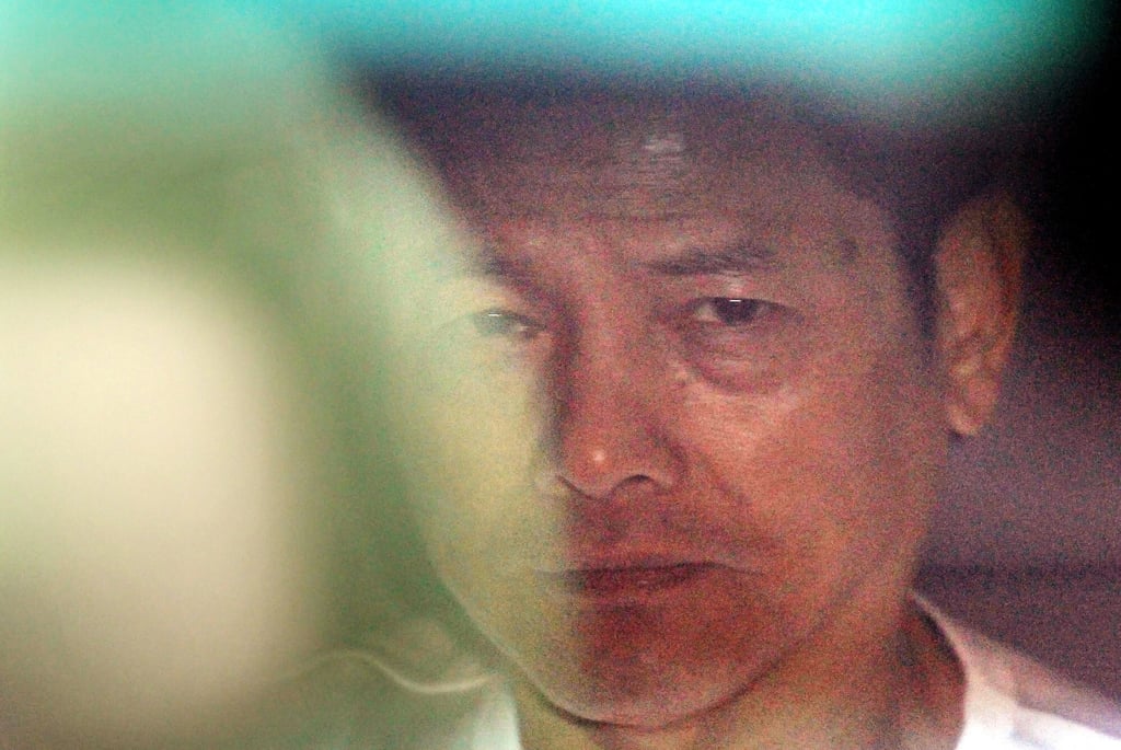 Wan Kuok-koi, better known as ‘Broken Tooth’, a former triad leader in Macau, on his release from prison in 2012. Photo: SCMP