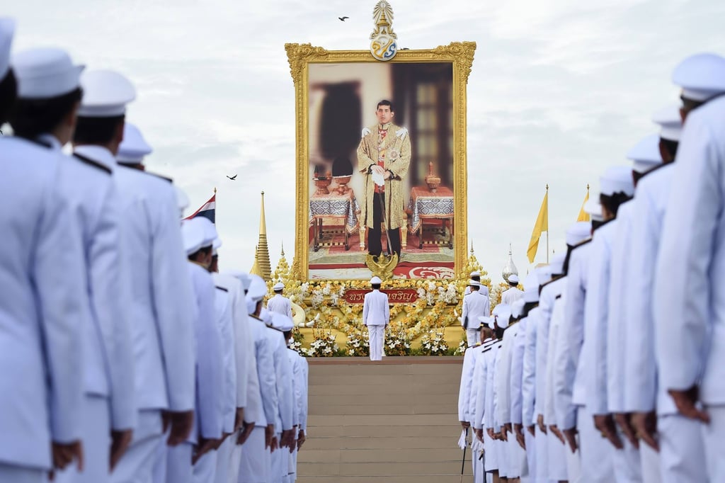 Prayuth Chan-ocha (centre), Thailand’s prime minister, at a ceremony with other officials in 2019 to mark King Maha Vajiralongkorn’s birthday. Photo: AFP Prayuth Chan-ocha (centre), Thailand’s prime minister, at a ceremony with other officials in 2019 to mark King Maha Vajiralongkorn’s birthday. Photo: AFP