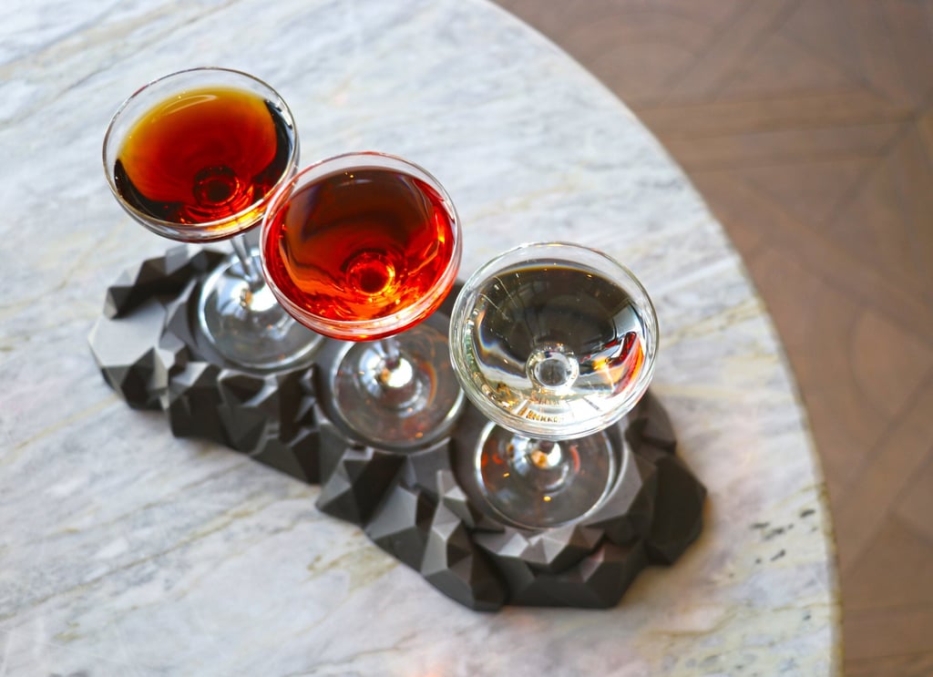 Negroni flight at Caprice Bar. Photo: Handout