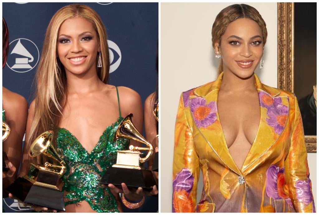 Beyoncé, then and now. Photos: Reuters, @beyonce/Instagram