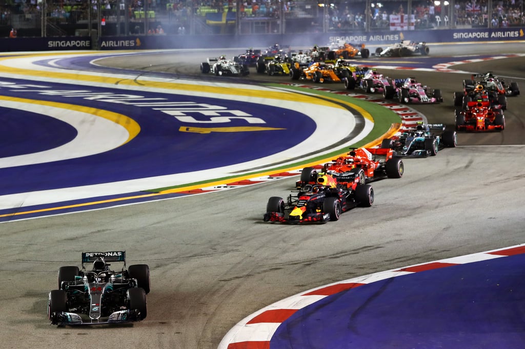 The Singapore Grand Prix in 2018. Photo: Getty Images