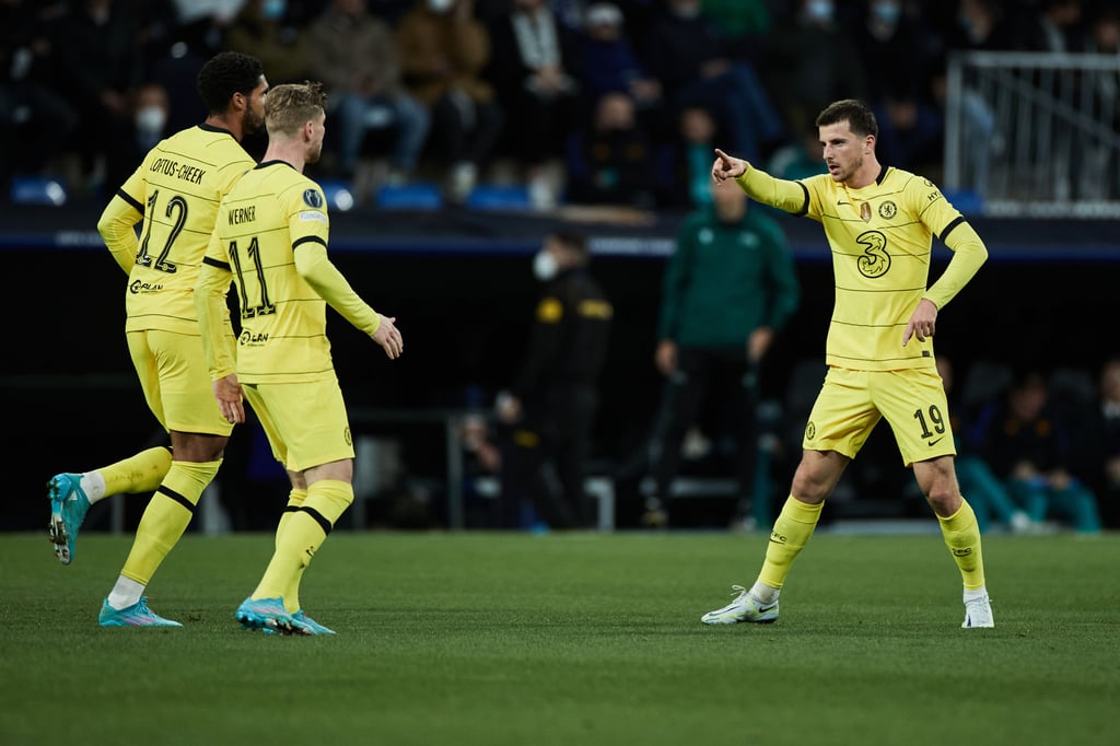 Mason Mount (right) celebrates his goal during their Uefa Champions League quarter final second leg match against Real Madrid. Photo: Xinhua/Meng Dingbo Mason Mount (right) celebrates his goal during their Uefa Champions League quarter final second leg match against Real Madrid. Photo: Xinhua/Meng Dingbo