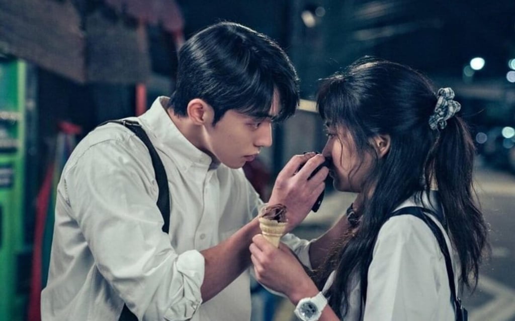 Nam Joo-hyuk and Kim Tae-ri in Twenty Five Twenty One. Photo: Netflix