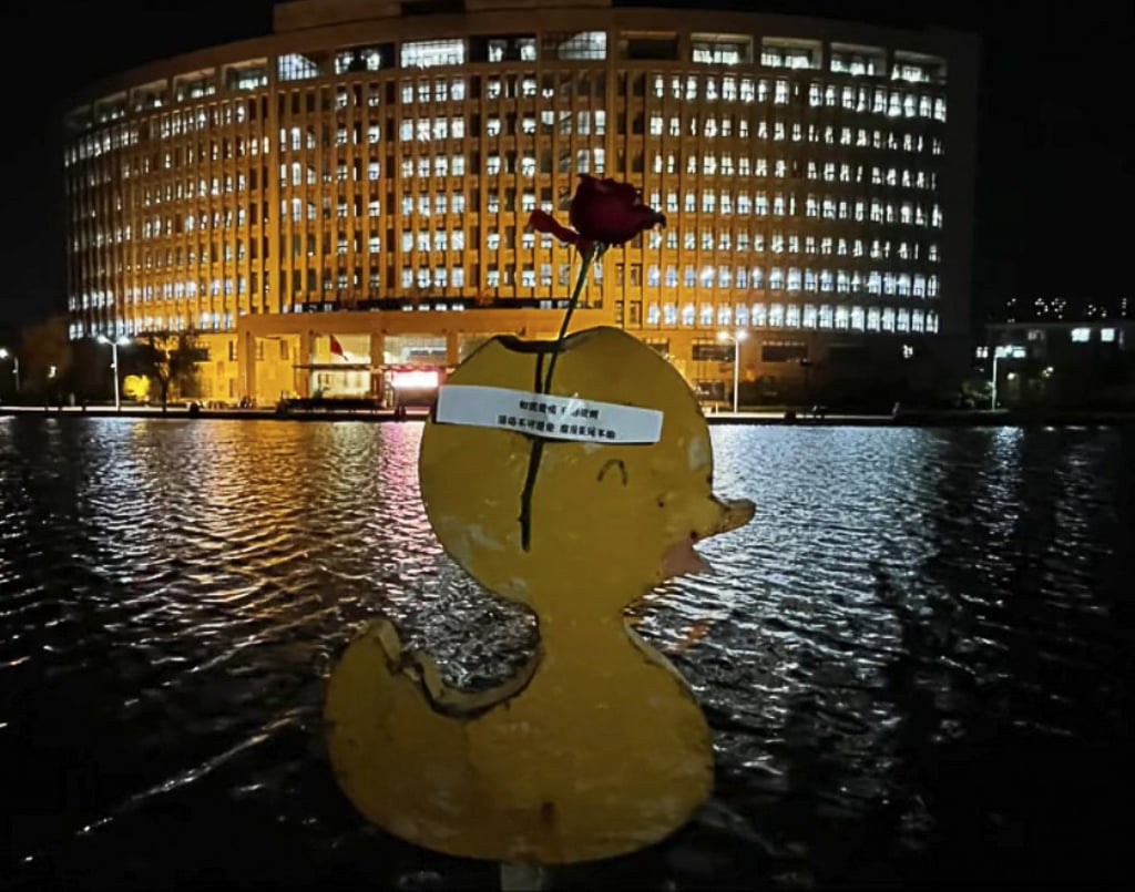 Student Tian who came up with the idea said he was inspired by a similar project form France. Photo: Handout