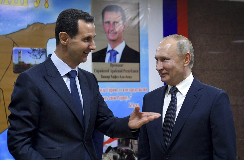 Syrian President Bashar al-Assad and Russian President Vladimir Putin in 2020. File photo: AP Syrian President Bashar al-Assad and Russian President Vladimir Putin in 2020. File photo: AP