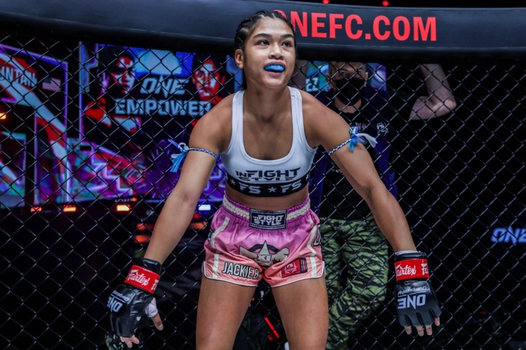 Jackie Buntan prepares for a fight. Photo: ONE Championship.