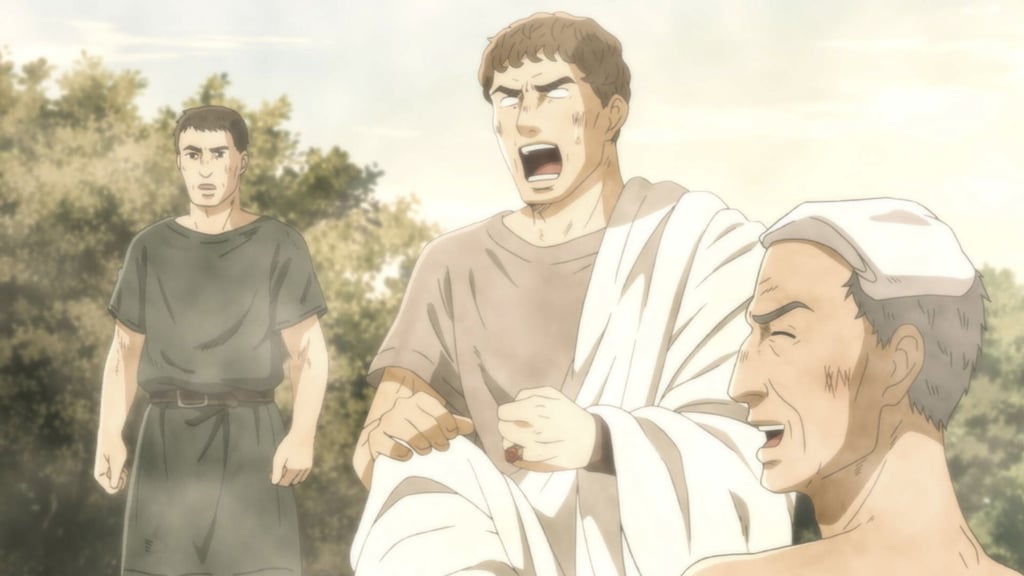 A scene from Thermae Romae Novae. A scene from Thermae Romae Novae.