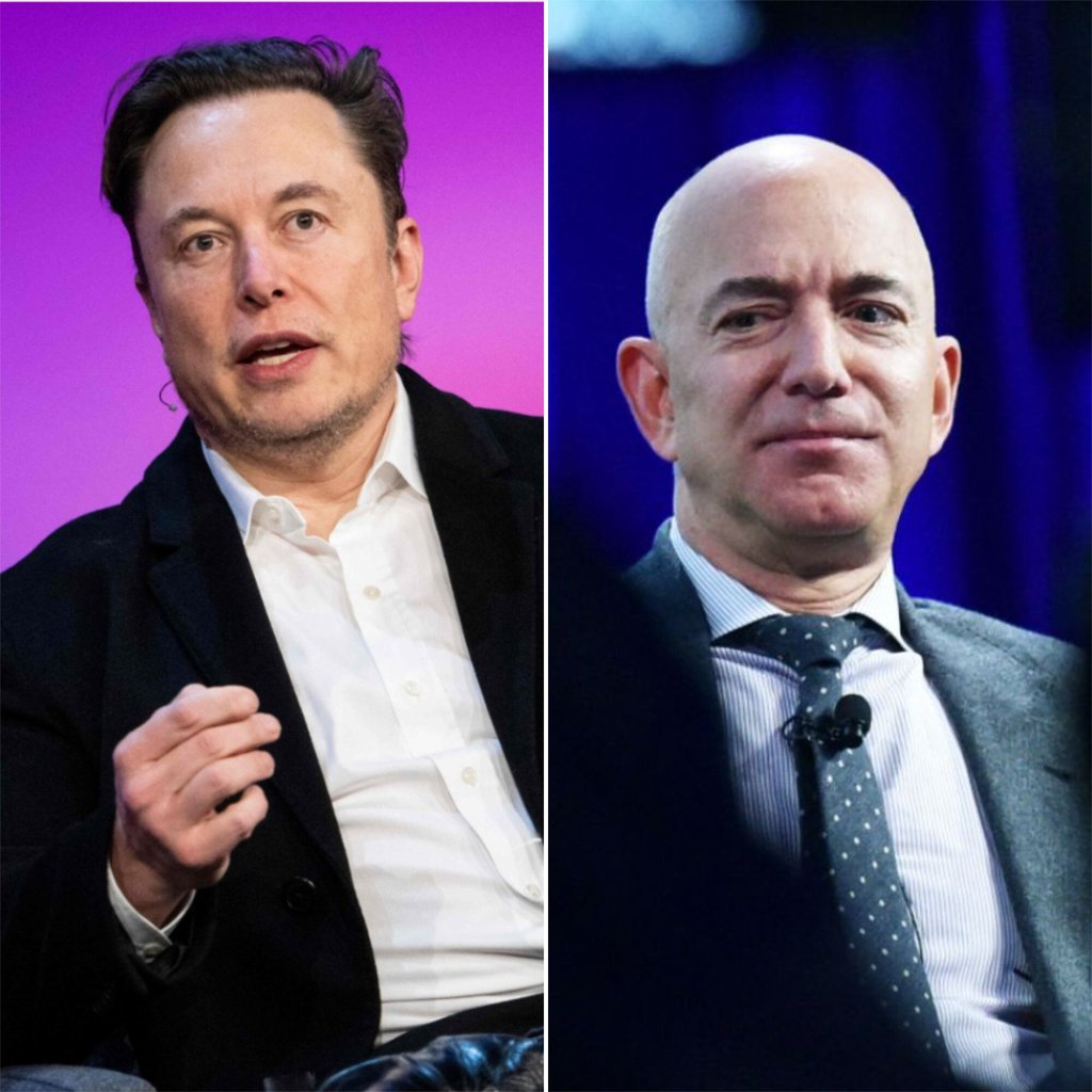Chief of Tesla, Elon Musk and Jeff Bezos, founder of Amazon, Blue Origin and Bezos Expeditions, were both on Forbes’ billionaire list, ranked No 1 and 2 respectively. Photos: AFP, AFP Chief of Tesla, Elon Musk and Jeff Bezos, founder of Amazon, Blue Origin and Bezos Expeditions, were both on Forbes’ billionaire list, ranked No 1 and 2 respectively. Photos: AFP, AFP