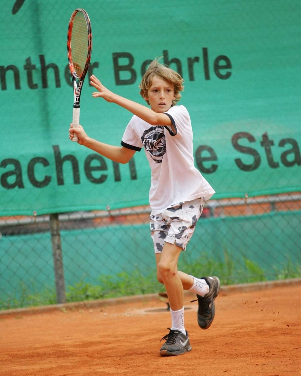 A young Stefanos Tsitsipas – he said he fell in love with tennis at the age of three and never looked back. Photo: @stefanostsitsipas98/Instagram