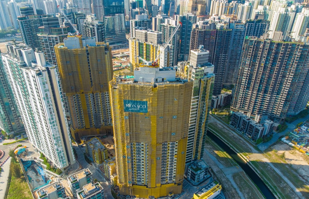 Aerial view of Wheelock Properties’ Monaco Marine development in Kai Tak. Photo: Handout Aerial view of Wheelock Properties’ Monaco Marine development in Kai Tak. Photo: Handout