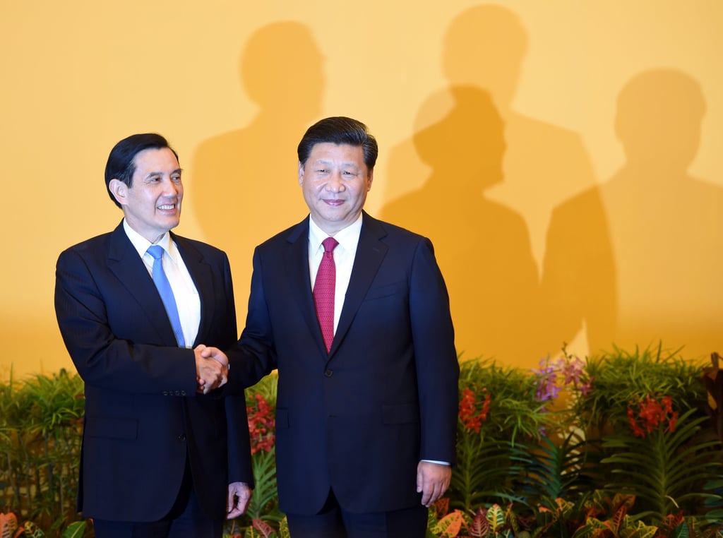 Xi Jinping and Ma Ying-jeou (left) during a historic meeting in 2015. Photo: AFP Xi Jinping and Ma Ying-jeou (left) during a historic meeting in 2015. Photo: AFP