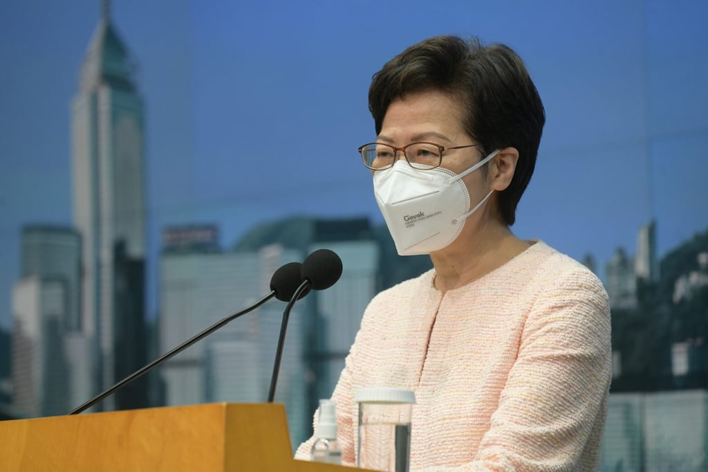 Chief Executive Carrie Lam. Photo: Handout Chief Executive Carrie Lam. Photo: Handout