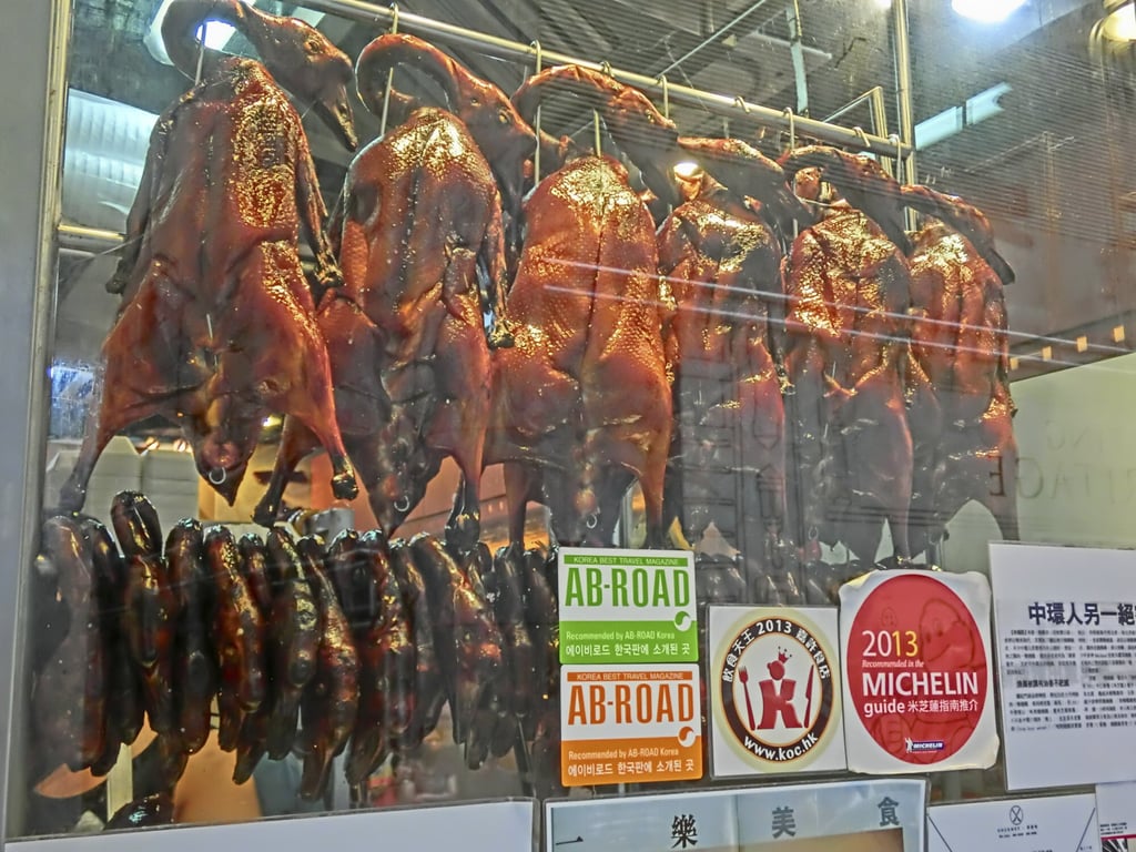 Lam loves the delicious roast goose at Yat Lok restaurant, 34-38 Stanley Street, Central. Lam loves the delicious roast goose at Yat Lok restaurant, 34-38 Stanley Street, Central.