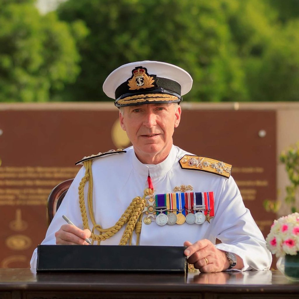 Admiral Tony Radakin, Britain’s chief of the defence staff, seen paying homage to India’s armed forces during his time in New Delhi this month. Photo: Instagram / @ukinindia