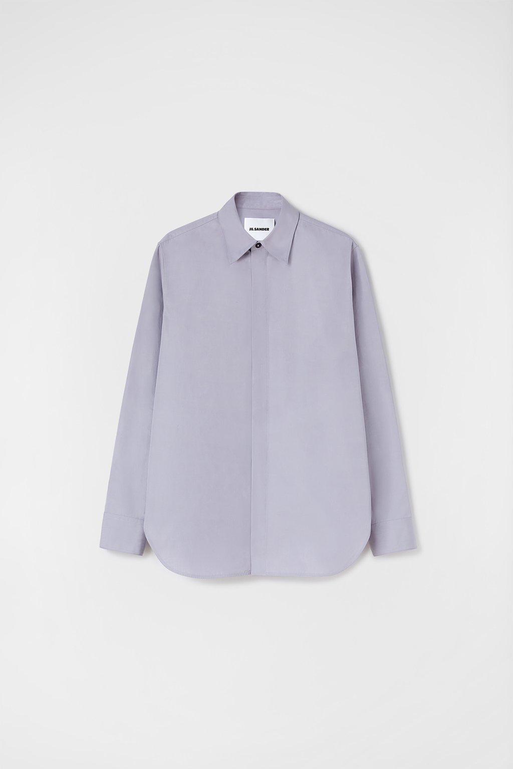 Jil Sander regular fit, straight-cut shirt in purple, US$650. Photo: Jil Sander