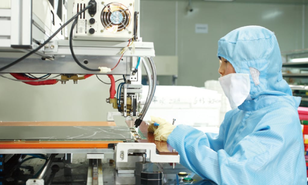 A worked in an Ostin Technology facility. Photo: Handout