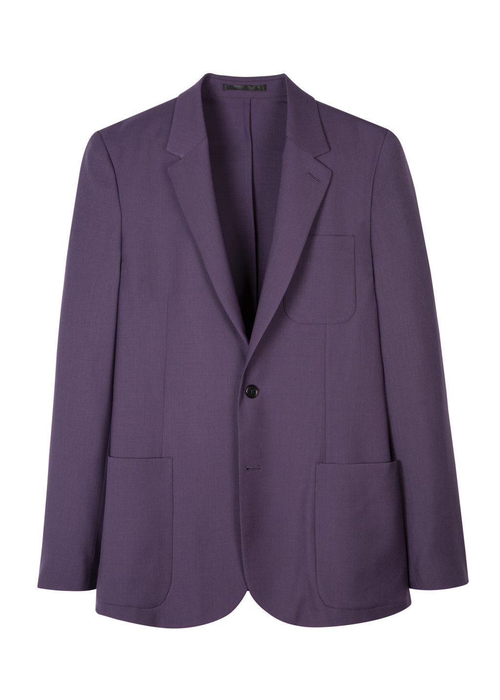 Paul Smith purple patch-pocket unlined blazer, US$920. Photo: Paul Smith