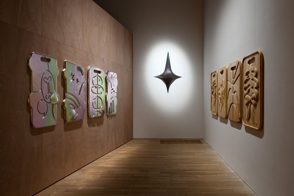 Artworks by Li Shuang in “Double Vision”. Photo: Tai Kwun Contemporary Artworks by Li Shuang in “Double Vision”. Photo: Tai Kwun Contemporary