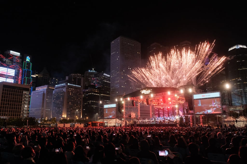 The HK Phil’s Swire Symphony Under The Stars concert returned to Hong Kong’s Central Harbourfront in November 2021, and was also live-streamed to reach a wider audience. Photo: Ka Lam / HK Phil