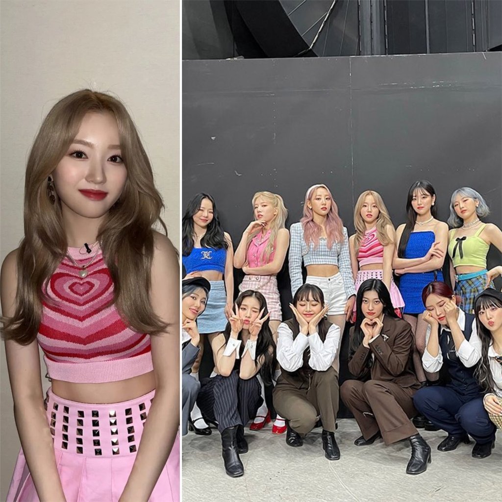 Gowon joined girl group Loona after seeing promotional photos of the band. Photos: @loonatheworld/Instagram