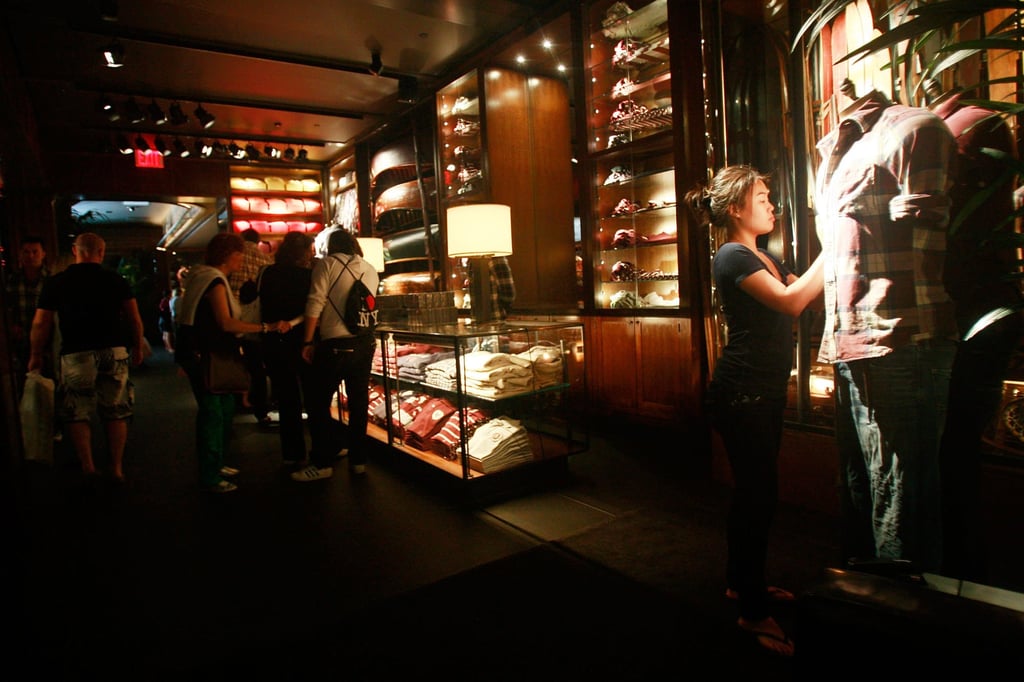 Abercrombie & Fitch flagship store in New York City, in 2009. Photo: Getty Images/AFP Abercrombie & Fitch flagship store in New York City, in 2009. Photo: Getty Images/AFP