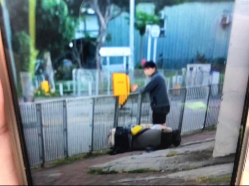 The incident was reported at 6am by a passer-by. Photo: Facebook