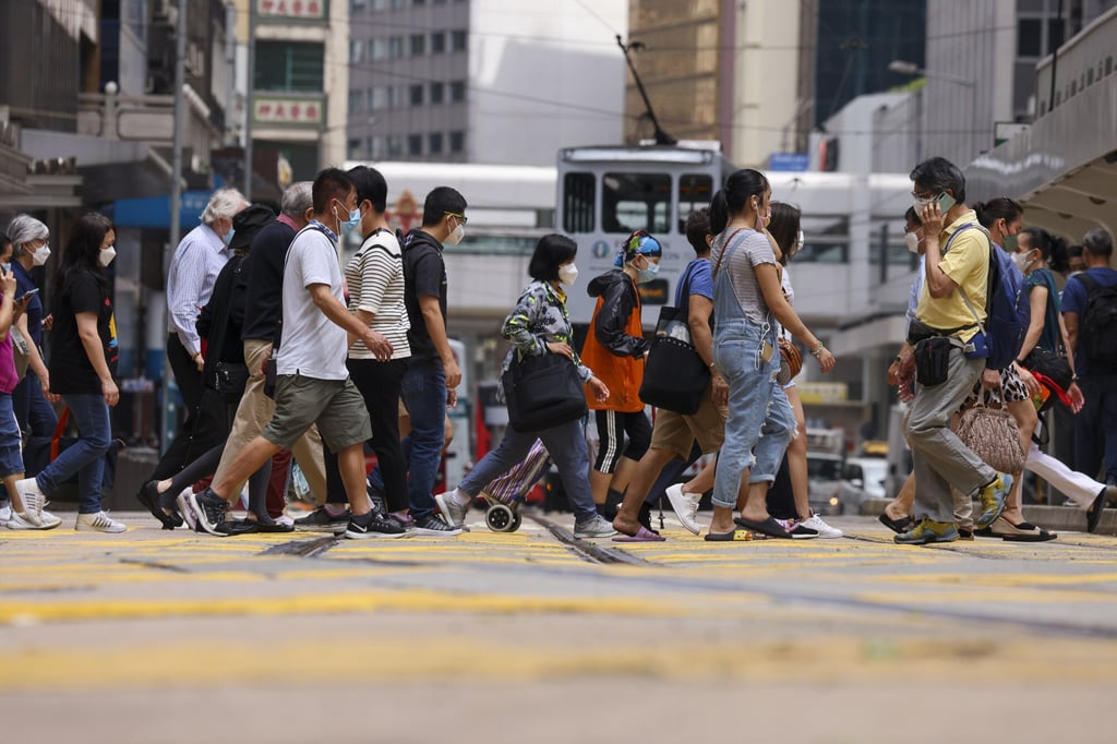 Commuters in Central, Hong Kong. Photo: Nora Tam