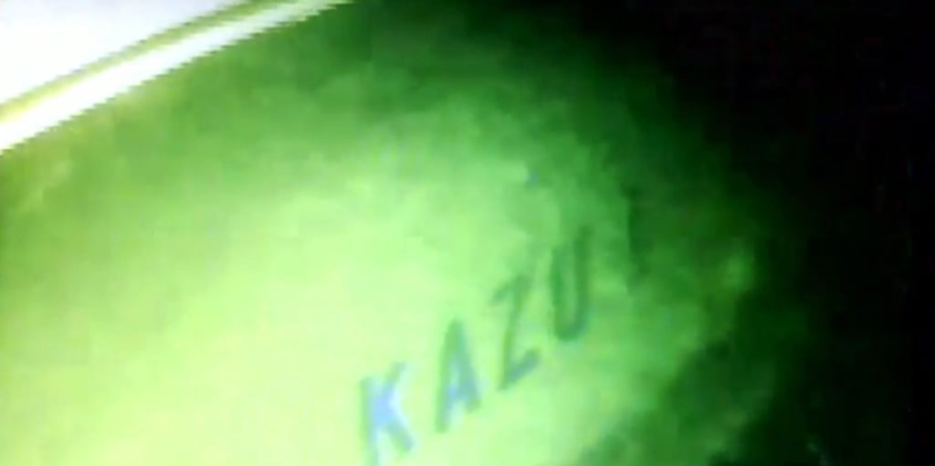 Japanese tour boat Kazu I is found at a depth of about 100 meters off Hokkaido. Photo: Jiji Press EPA-EFE/Japan Maritime Self-Defence Force Handout