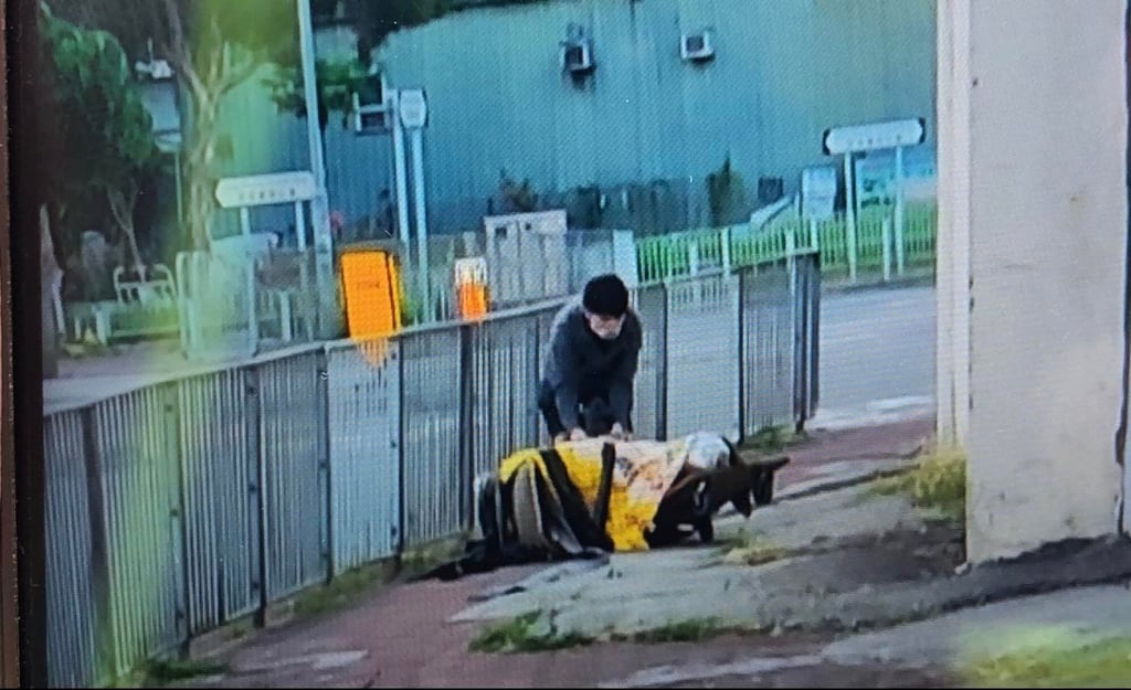 Ng was allegedly observed dragging the body of his girlfriend from his village house on Friday. Photo: Facebook Ng was allegedly observed dragging the body of his girlfriend from his village house on Friday. Photo: Facebook