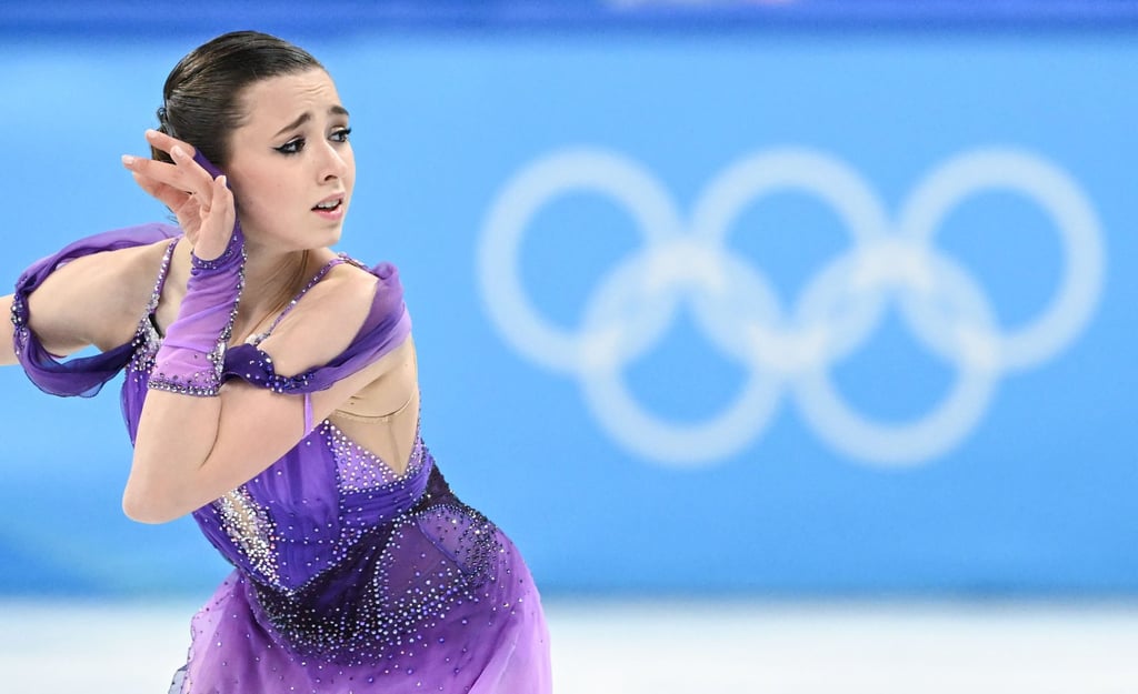 Figure skater Kamila Valieva performs during the women’s single skating short programme at Capital Indoor Stadium in Beijing. Photo: Xinhua Figure skater Kamila Valieva performs during the women’s single skating short programme at Capital Indoor Stadium in Beijing. Photo: Xinhua