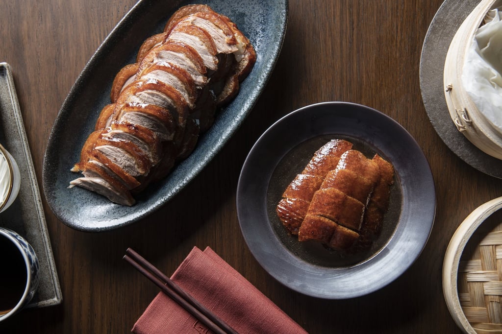 Peking duck from The Legacy House. Photo: Rosewood Hong Kong Peking duck from The Legacy House. Photo: Rosewood Hong Kong