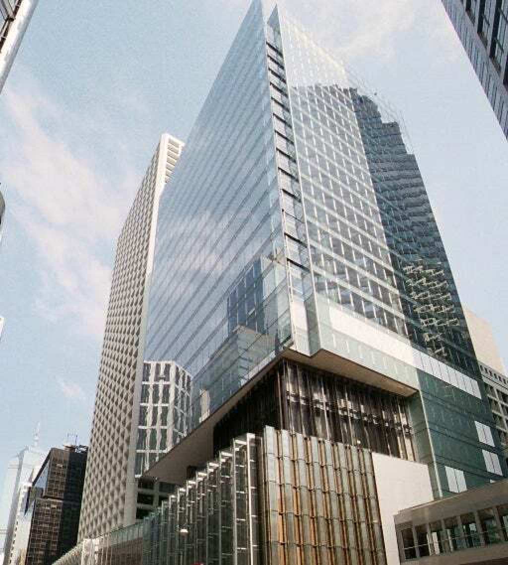 An undated view of York House, one of three office buildings at Hongkong Land’s Landmark commercial complex in Hong Kong’s Central. The Landmark Atrium shopping centre is under the office towers. Photo: Hongkong Land.