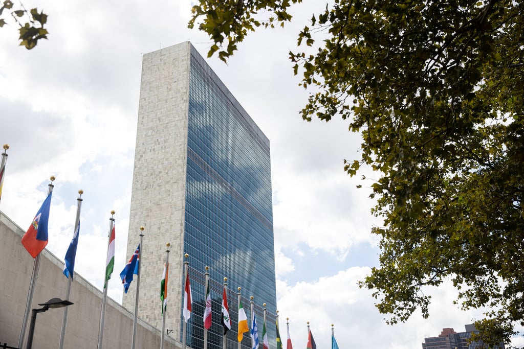 The United Nations headquarters in New York. The US assumes leadership of the Security Council for a month. Photo: Bloomberg The United Nations headquarters in New York. The US assumes leadership of the Security Council for a month. Photo: Bloomberg