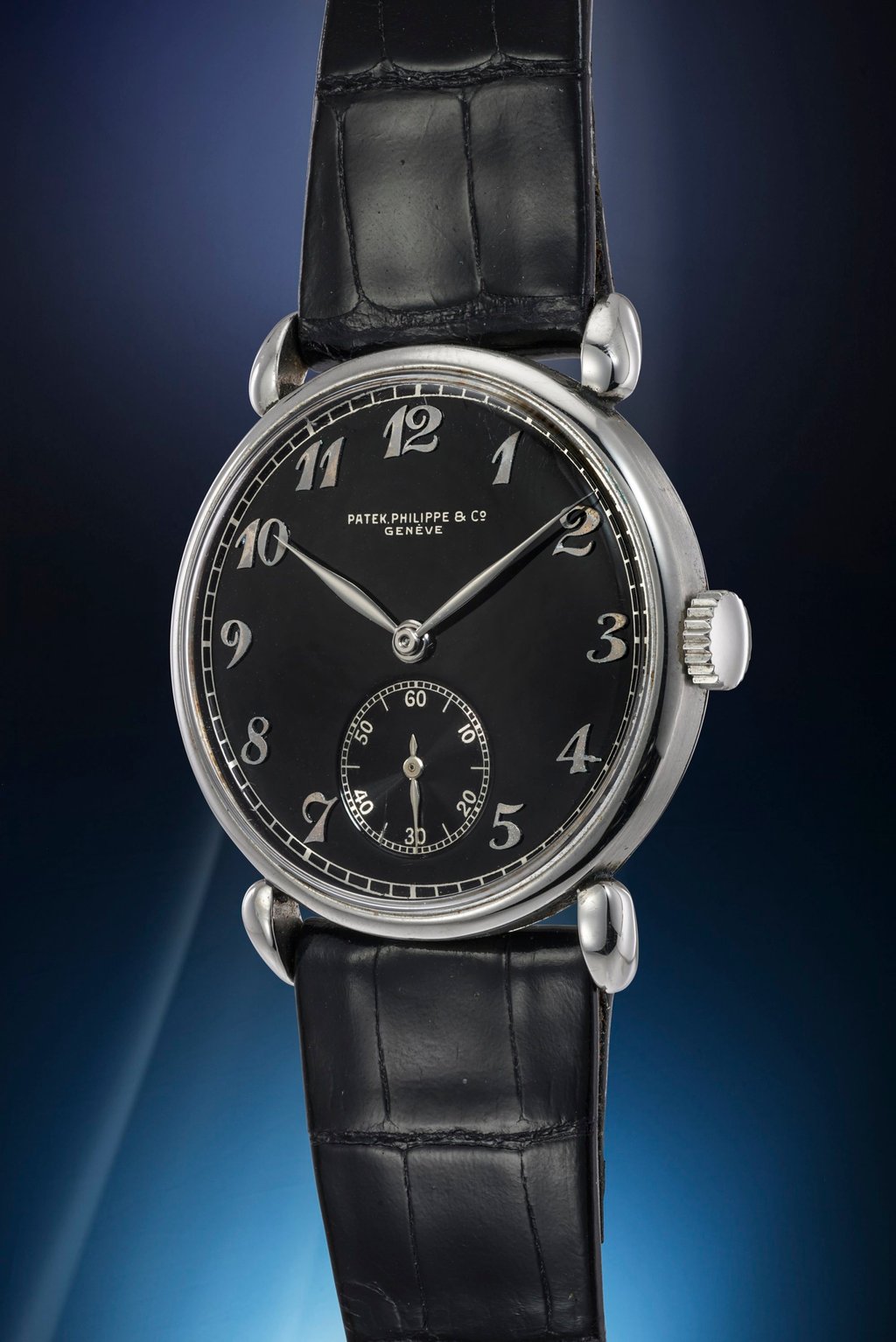 The Patek Philippe 1503 stainless steel, once owned by Simon Wiesenthal. Photo: Phillips The Patek Philippe 1503 stainless steel, once owned by Simon Wiesenthal. Photo: Phillips