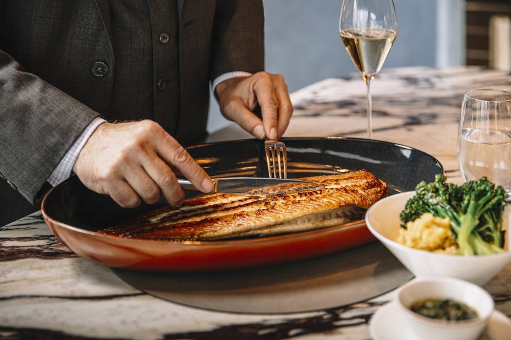 Pan-fried Dover sole deboned tableside at Salisterra.