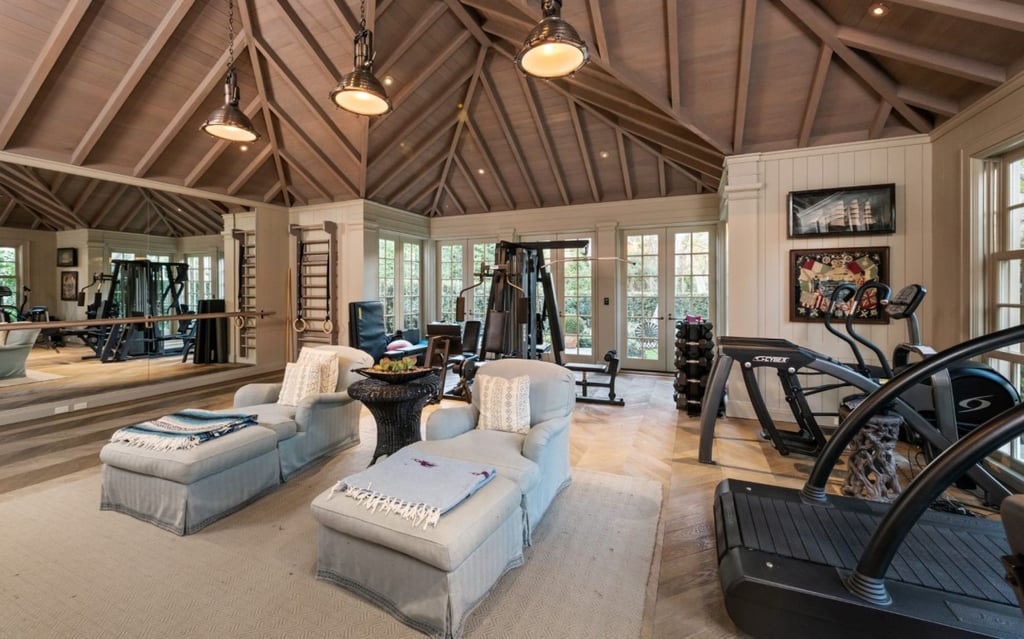 The house also has its own gym. Photo: Compass