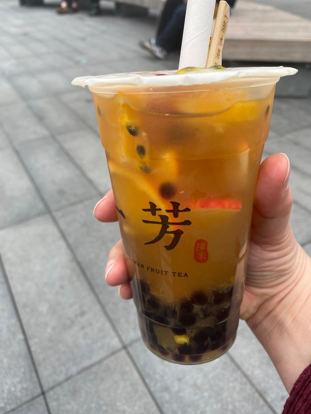 Bubble tea in Spitalfields Market in East London. Photo: Megan Eaves Bubble tea in Spitalfields Market in East London. Photo: Megan Eaves