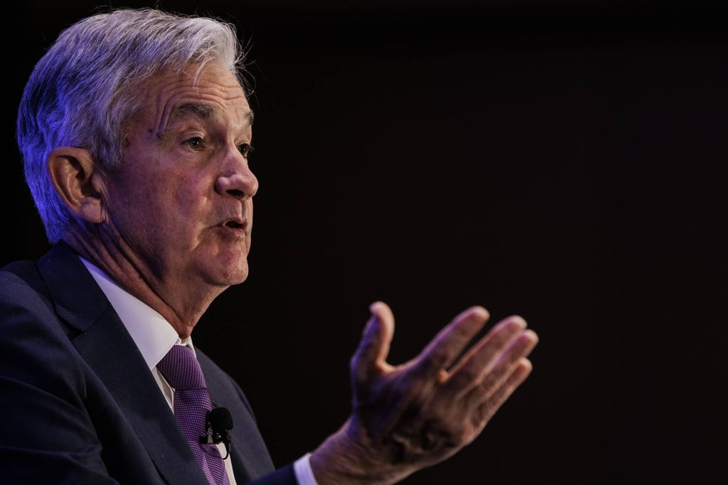 The US Federal Reserve, headed by Board Chair Jerome Powell (shown), has raised its benchmark rate by half a percentage point, prompting the Hong Kong Monetary Authority to follow suit under the local dollar peg to the US currency. Photo: AFP
