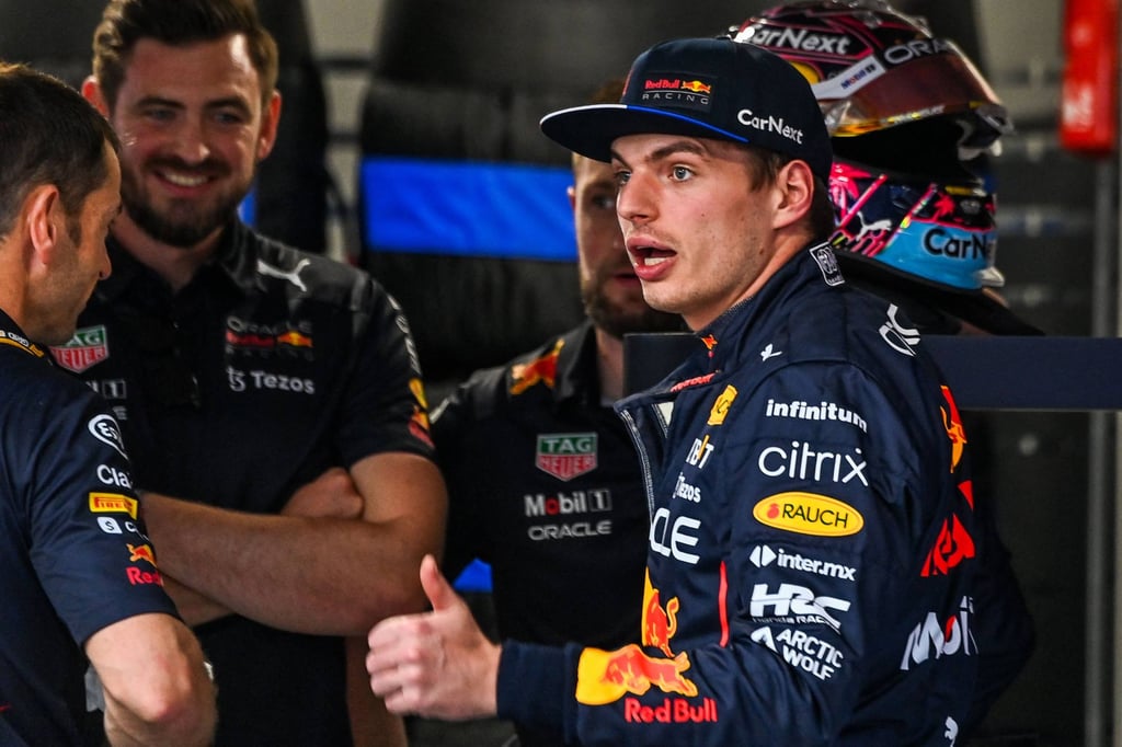 Red Bull Racing’s Dutch driver Max Verstappen looks on as he stands in his garage ahead of practice at the Miami Grand Prix. Photo: AFP